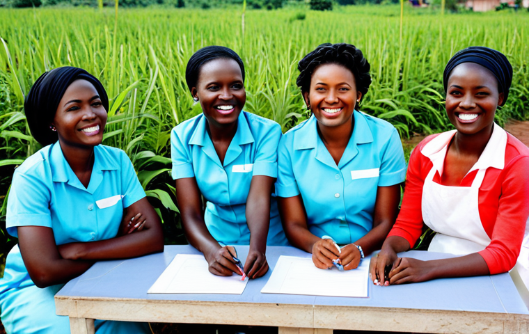 부룬디 여성의 역할 - **
"A Burundi woman in modest, traditional clothing, carrying water jugs on her head, walking throu... 부룬디 여성의 역할 - **
"A Burundi woman in modest, traditional clothing, carrying water jugs on her head, walking throu...
